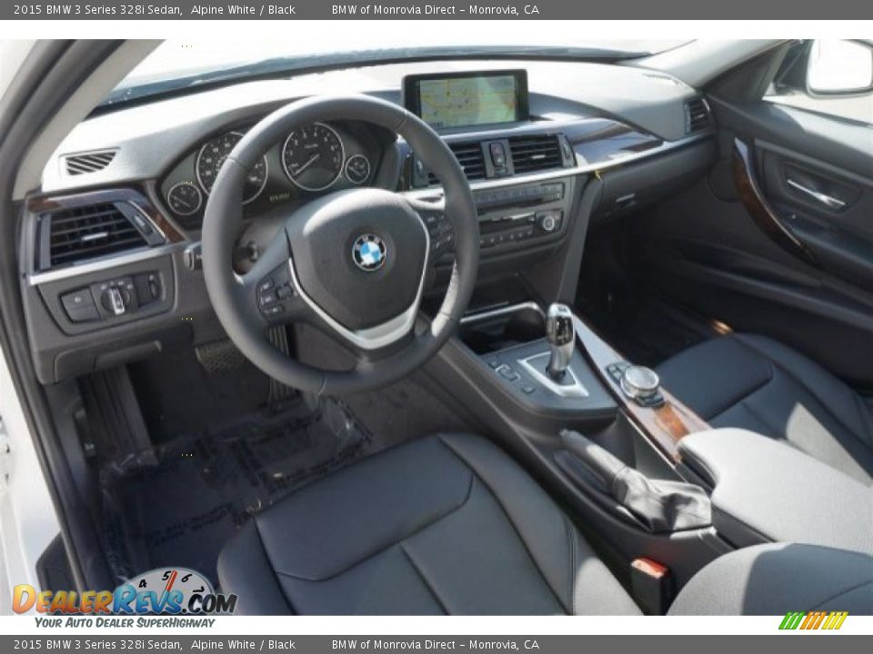 2015 BMW 3 Series 328i Sedan Alpine White / Black Photo #6