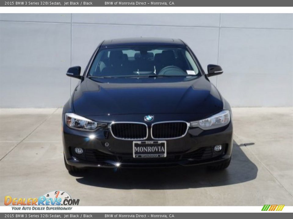 2015 BMW 3 Series 328i Sedan Jet Black / Black Photo #3