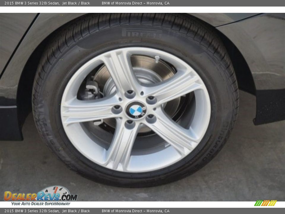 2015 BMW 3 Series 328i Sedan Jet Black / Black Photo #4