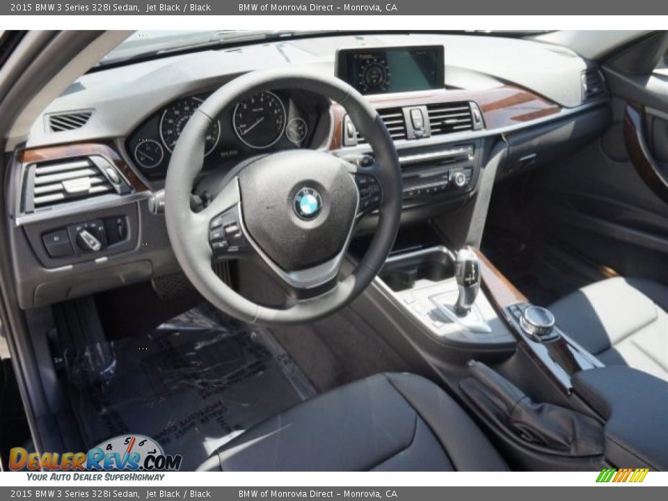 2015 BMW 3 Series 328i Sedan Jet Black / Black Photo #6