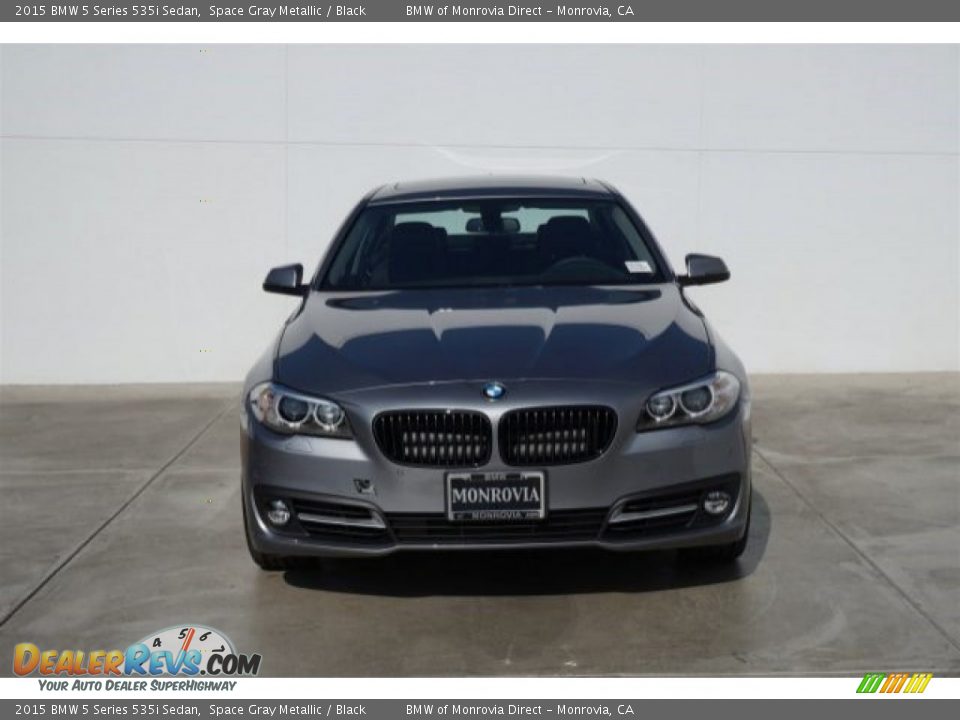 2015 BMW 5 Series 535i Sedan Space Gray Metallic / Black Photo #3