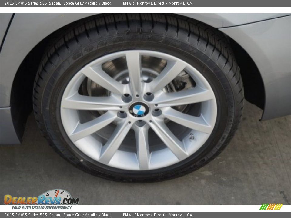 2015 BMW 5 Series 535i Sedan Space Gray Metallic / Black Photo #4