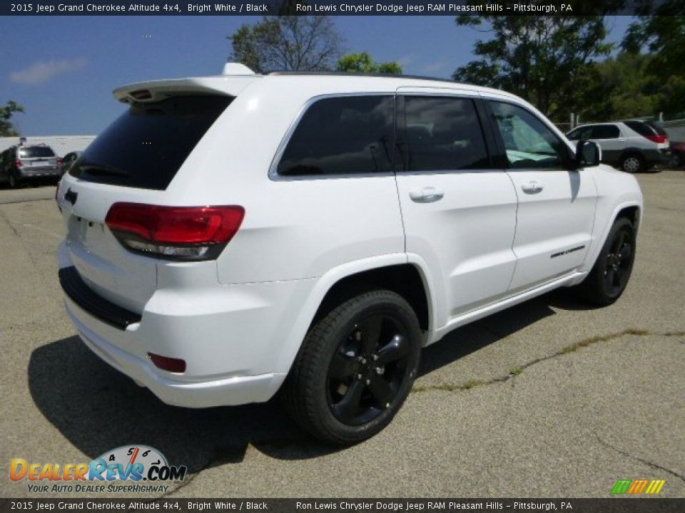 2015 Jeep Grand Cherokee Altitude 4x4 Bright White / Black Photo #5