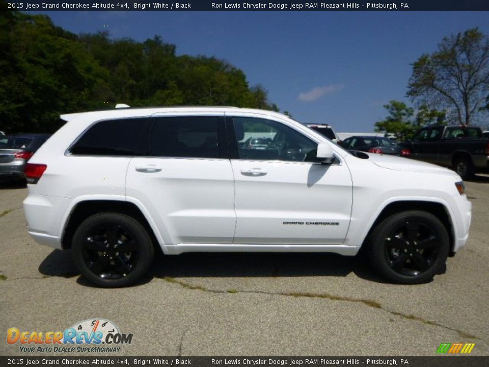 2015 Jeep Grand Cherokee Altitude 4x4 Bright White / Black Photo #6