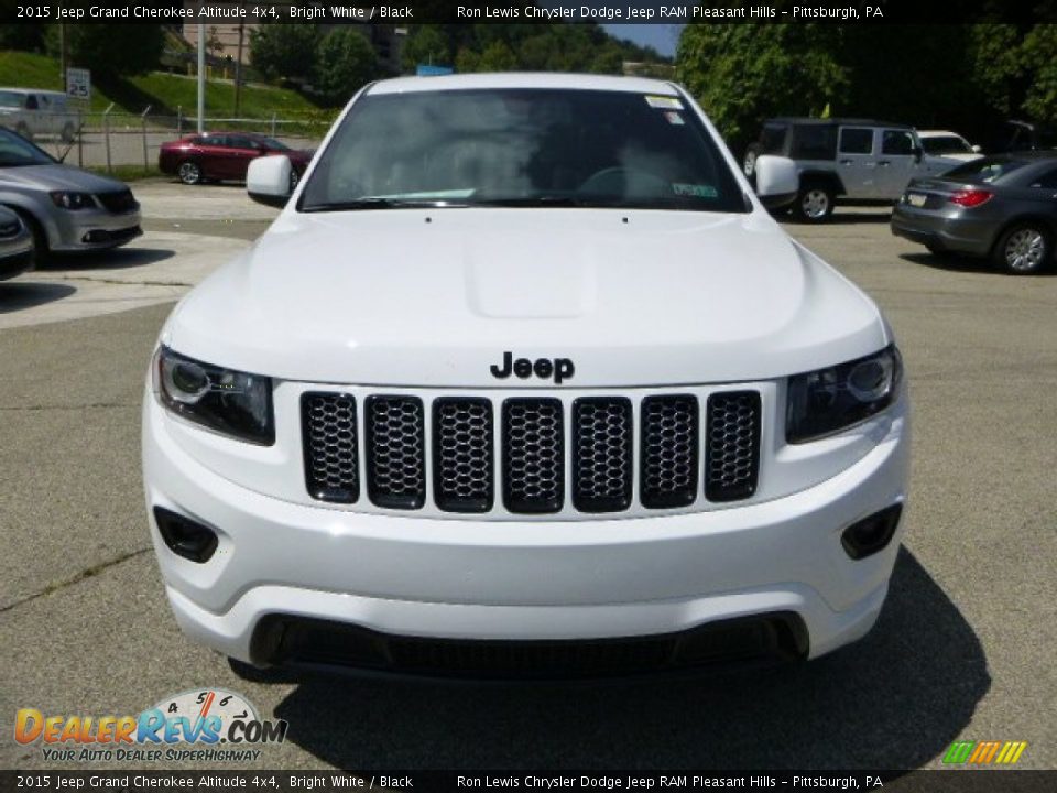 2015 Jeep Grand Cherokee Altitude 4x4 Bright White / Black Photo #8