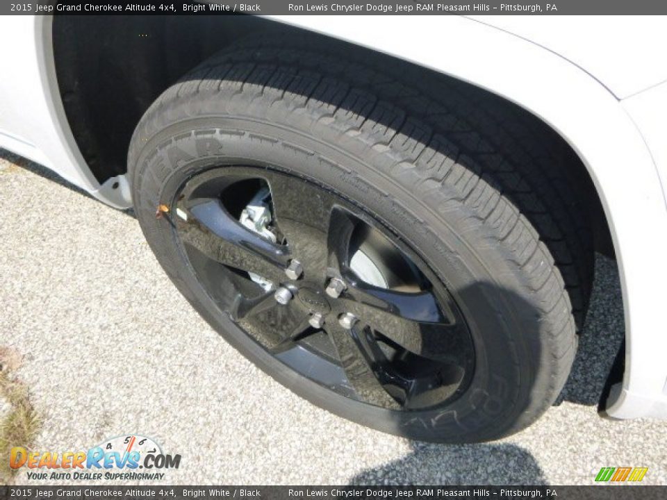 2015 Jeep Grand Cherokee Altitude 4x4 Bright White / Black Photo #9