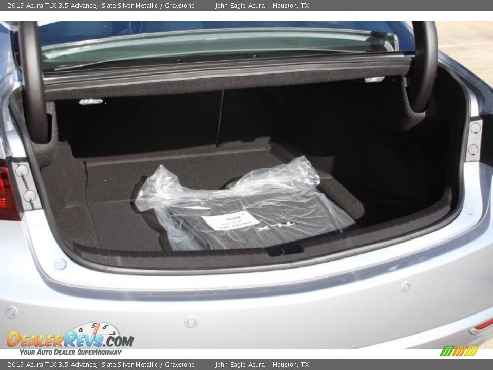 2015 Acura TLX 3.5 Advance Slate Silver Metallic / Graystone Photo #15