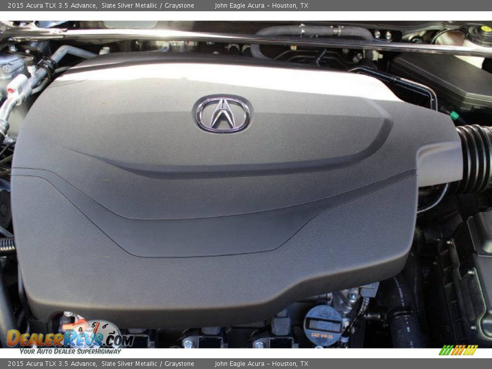 2015 Acura TLX 3.5 Advance Slate Silver Metallic / Graystone Photo #20