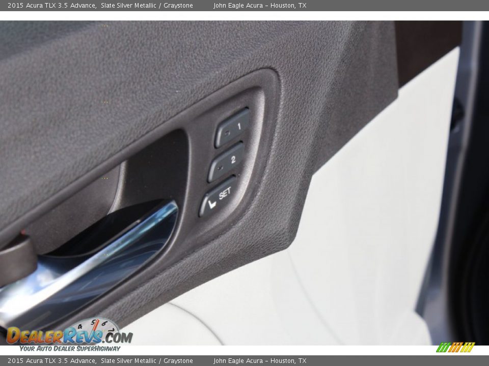 2015 Acura TLX 3.5 Advance Slate Silver Metallic / Graystone Photo #23