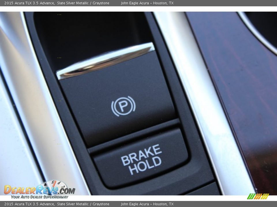 2015 Acura TLX 3.5 Advance Slate Silver Metallic / Graystone Photo #34