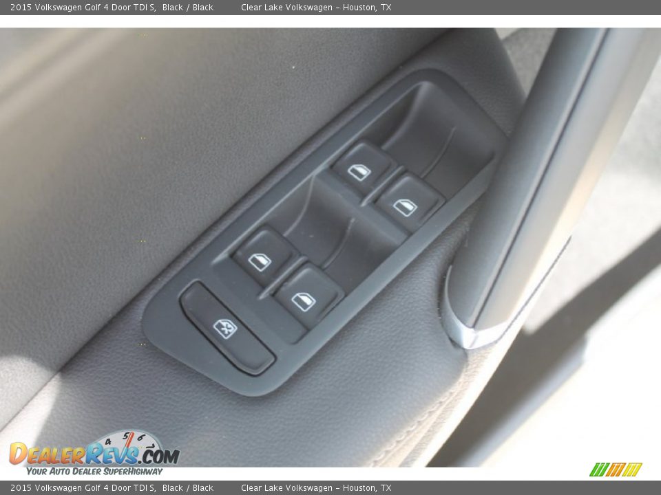 2015 Volkswagen Golf 4 Door TDI S Black / Black Photo #10