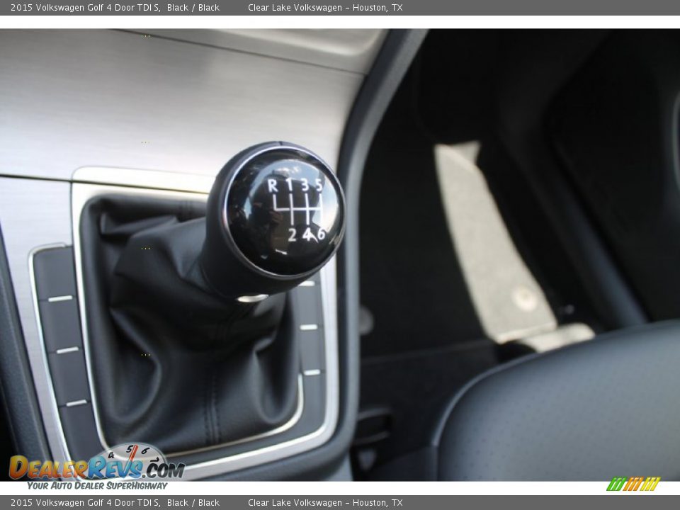 2015 Volkswagen Golf 4 Door TDI S Black / Black Photo #14