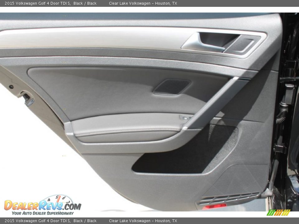 2015 Volkswagen Golf 4 Door TDI S Black / Black Photo #18