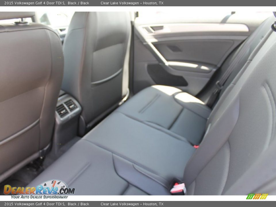 2015 Volkswagen Golf 4 Door TDI S Black / Black Photo #19