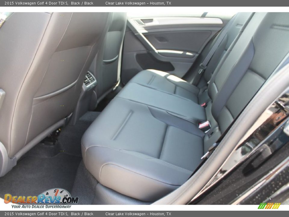 2015 Volkswagen Golf 4 Door TDI S Black / Black Photo #20