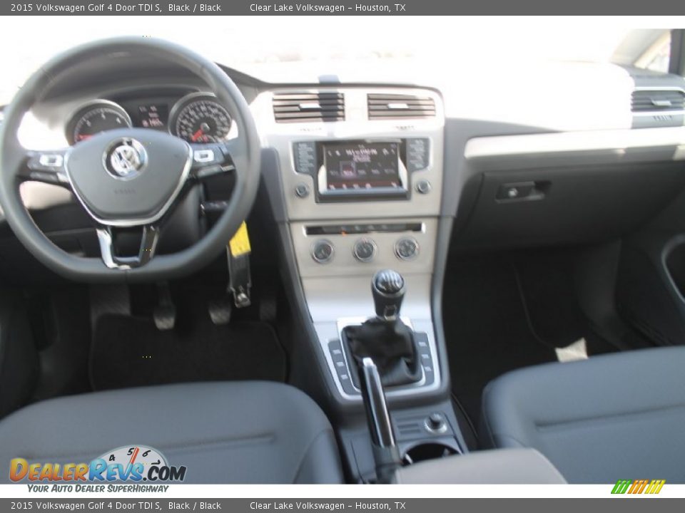 2015 Volkswagen Golf 4 Door TDI S Black / Black Photo #21