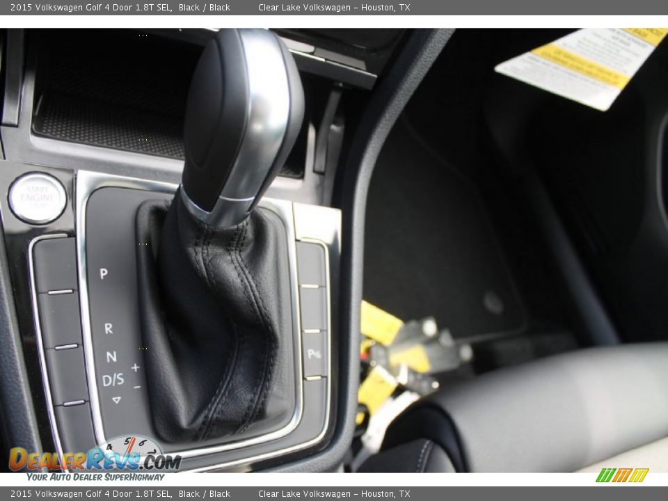 2015 Volkswagen Golf 4 Door 1.8T SEL Black / Black Photo #14
