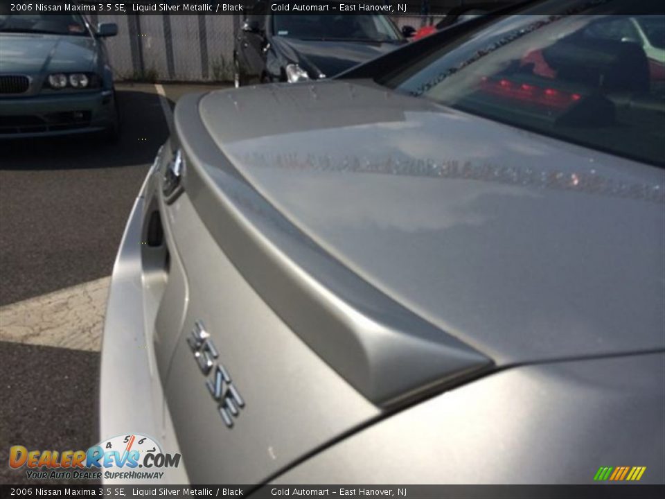 2006 Nissan Maxima 3.5 SE Liquid Silver Metallic / Black Photo #13