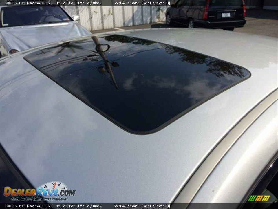 2006 Nissan Maxima 3.5 SE Liquid Silver Metallic / Black Photo #14