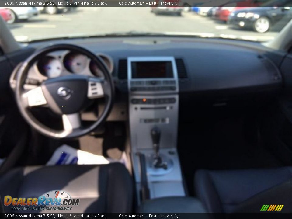2006 Nissan Maxima 3.5 SE Liquid Silver Metallic / Black Photo #15