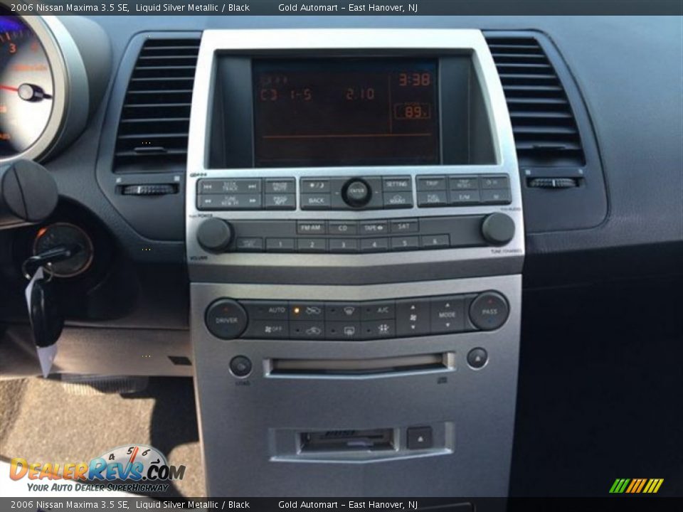 2006 Nissan Maxima 3.5 SE Liquid Silver Metallic / Black Photo #18