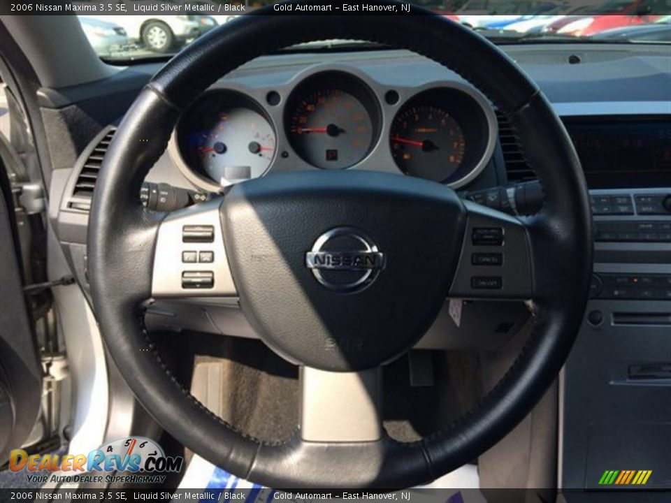 2006 Nissan Maxima 3.5 SE Liquid Silver Metallic / Black Photo #19
