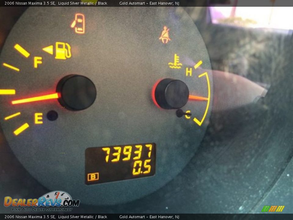 2006 Nissan Maxima 3.5 SE Liquid Silver Metallic / Black Photo #20
