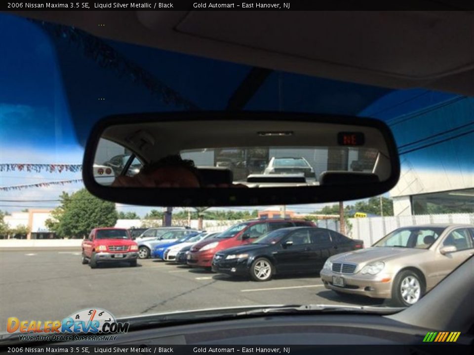 2006 Nissan Maxima 3.5 SE Liquid Silver Metallic / Black Photo #21