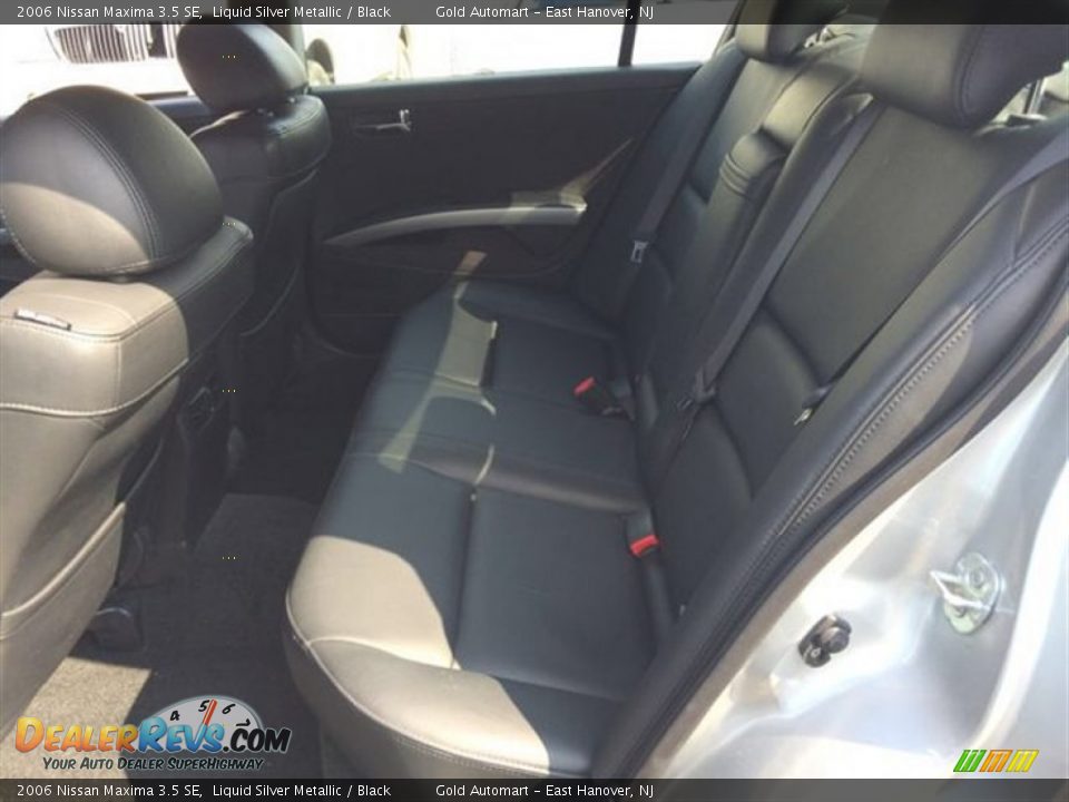 2006 Nissan Maxima 3.5 SE Liquid Silver Metallic / Black Photo #22
