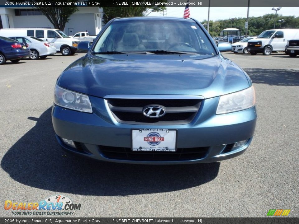 2006 Hyundai Sonata GLS Aquamarine Pearl / Gray Photo #2
