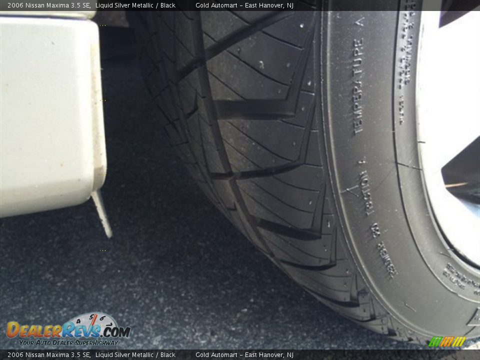 2006 Nissan Maxima 3.5 SE Liquid Silver Metallic / Black Photo #24