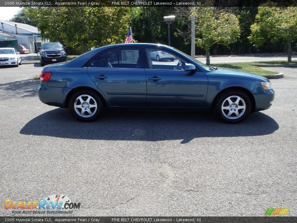 2006 Hyundai Sonata GLS Aquamarine Pearl / Gray Photo #4