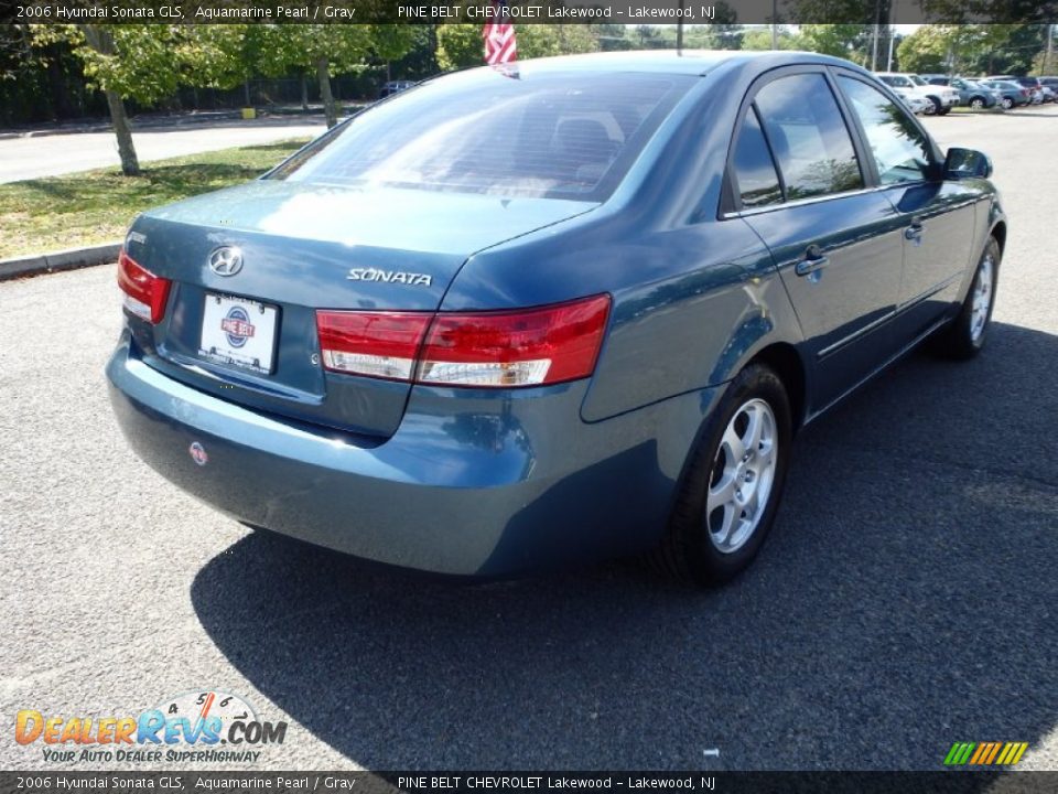 2006 Hyundai Sonata GLS Aquamarine Pearl / Gray Photo #5