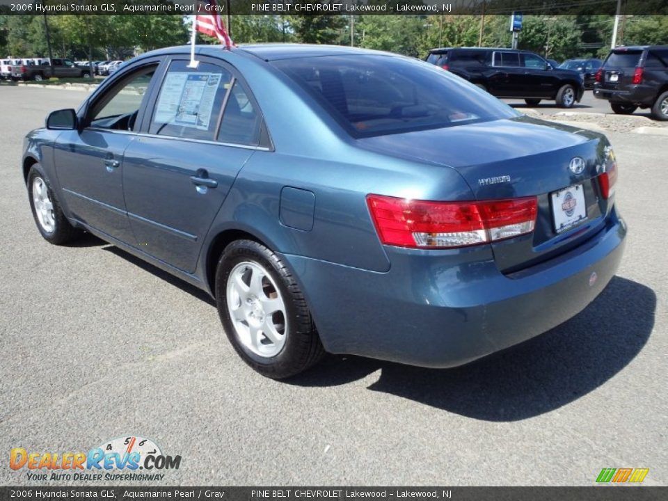 2006 Hyundai Sonata GLS Aquamarine Pearl / Gray Photo #7