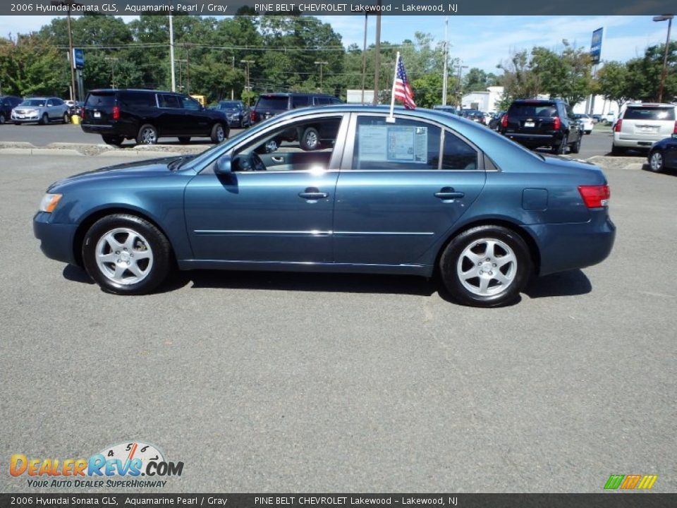 Aquamarine Pearl 2006 Hyundai Sonata GLS Photo #8
