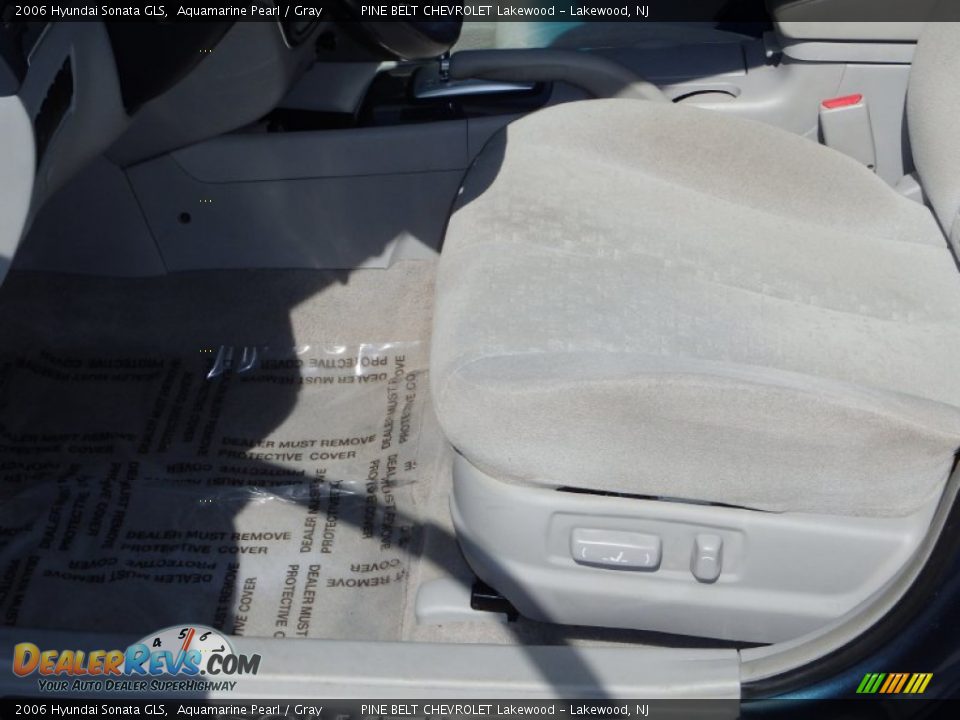 2006 Hyundai Sonata GLS Aquamarine Pearl / Gray Photo #9