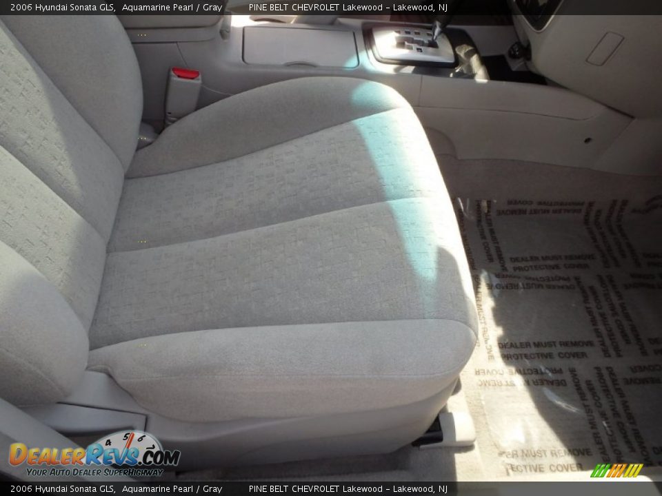 2006 Hyundai Sonata GLS Aquamarine Pearl / Gray Photo #10