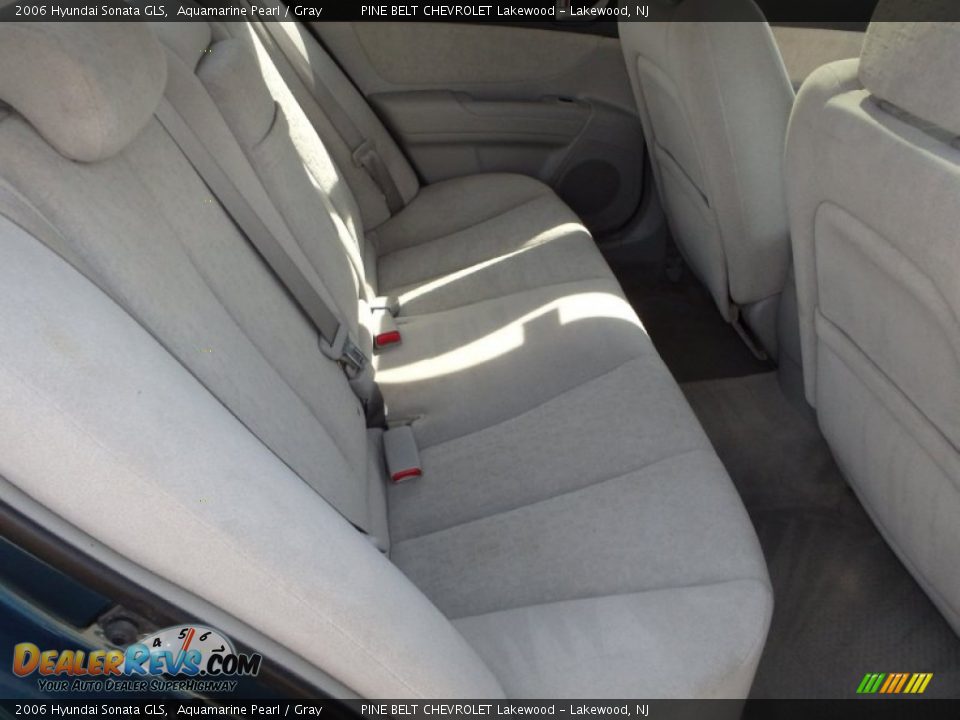 2006 Hyundai Sonata GLS Aquamarine Pearl / Gray Photo #12