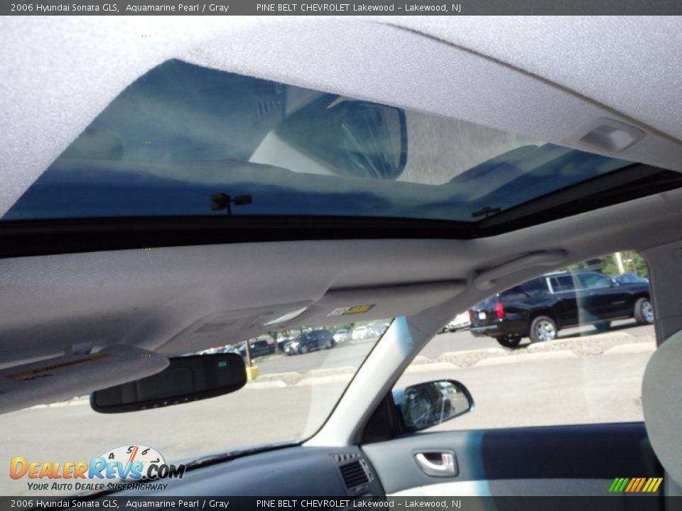 2006 Hyundai Sonata GLS Aquamarine Pearl / Gray Photo #13