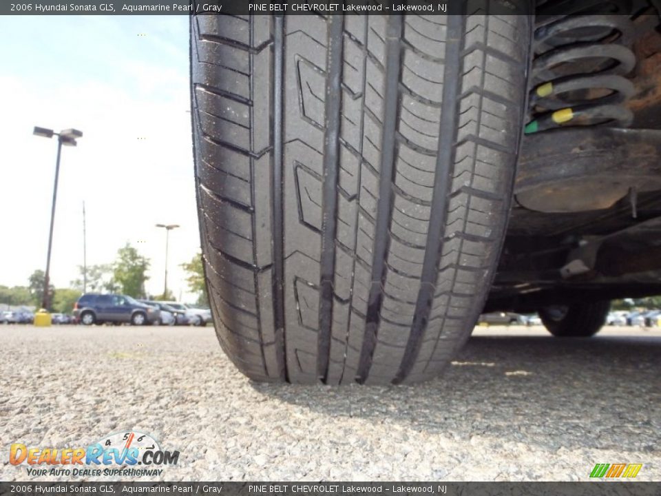 2006 Hyundai Sonata GLS Aquamarine Pearl / Gray Photo #21