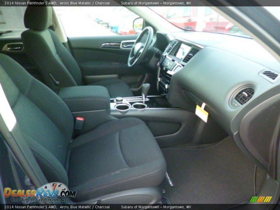 2014 Nissan Pathfinder S AWD Arctic Blue Metallic / Charcoal Photo #10