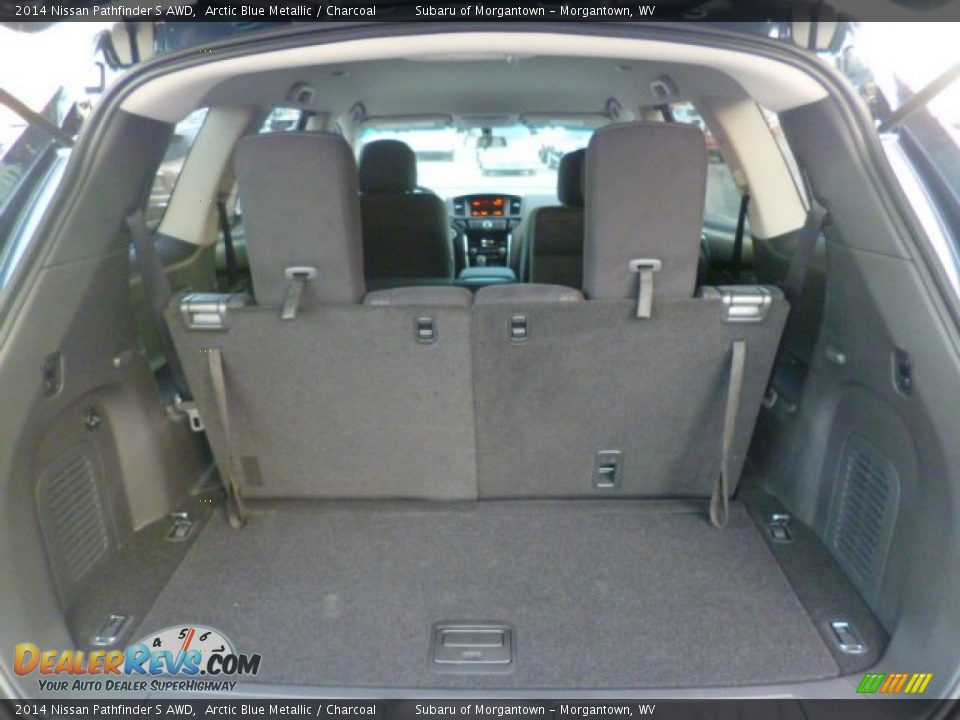 2014 Nissan Pathfinder S AWD Arctic Blue Metallic / Charcoal Photo #12