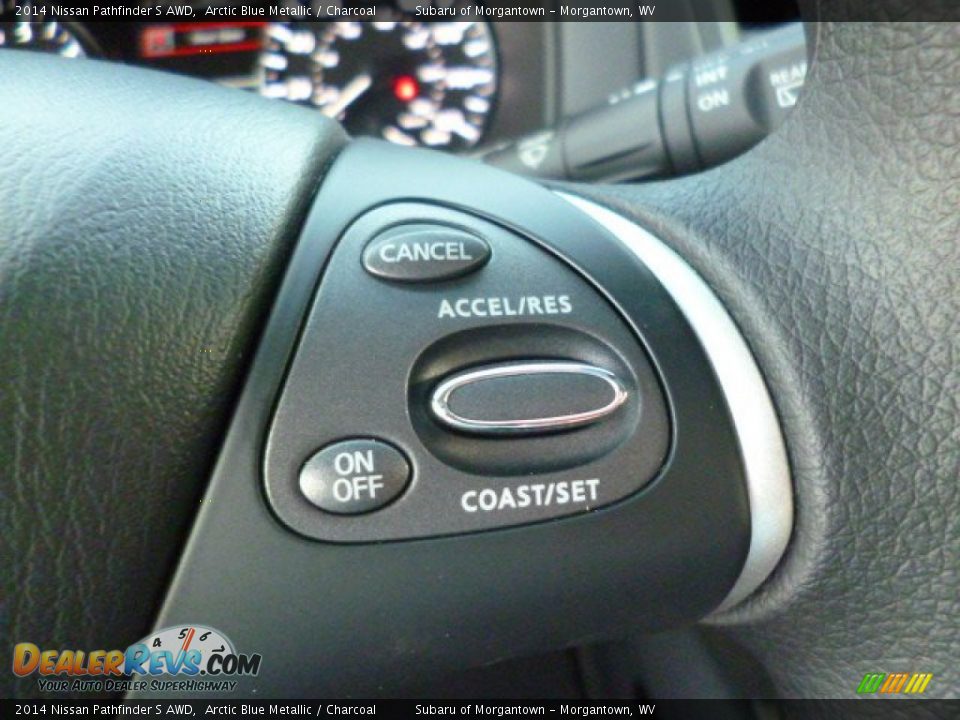 2014 Nissan Pathfinder S AWD Arctic Blue Metallic / Charcoal Photo #18