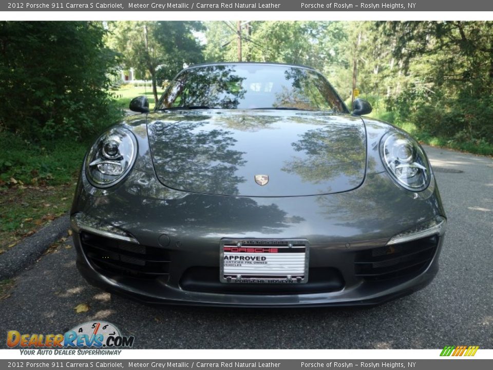 2012 Porsche 911 Carrera S Cabriolet Meteor Grey Metallic / Carrera Red Natural Leather Photo #2