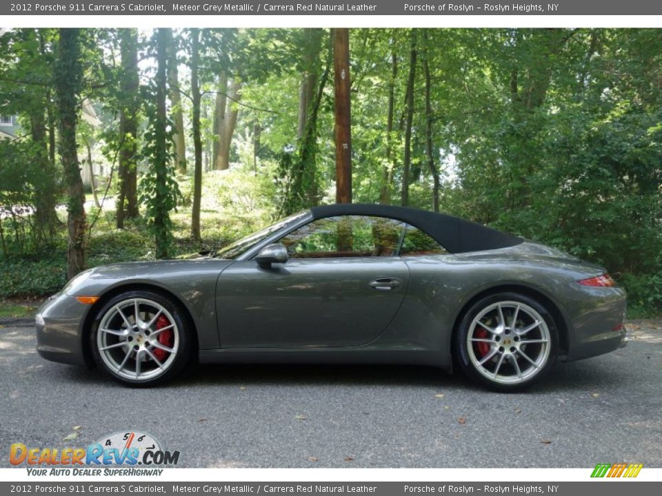 Meteor Grey Metallic 2012 Porsche 911 Carrera S Cabriolet Photo #3