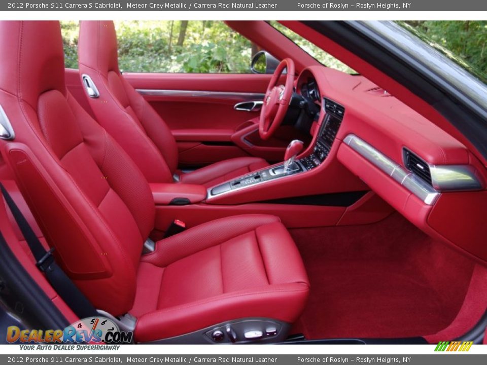 Front Seat of 2012 Porsche 911 Carrera S Cabriolet Photo #14