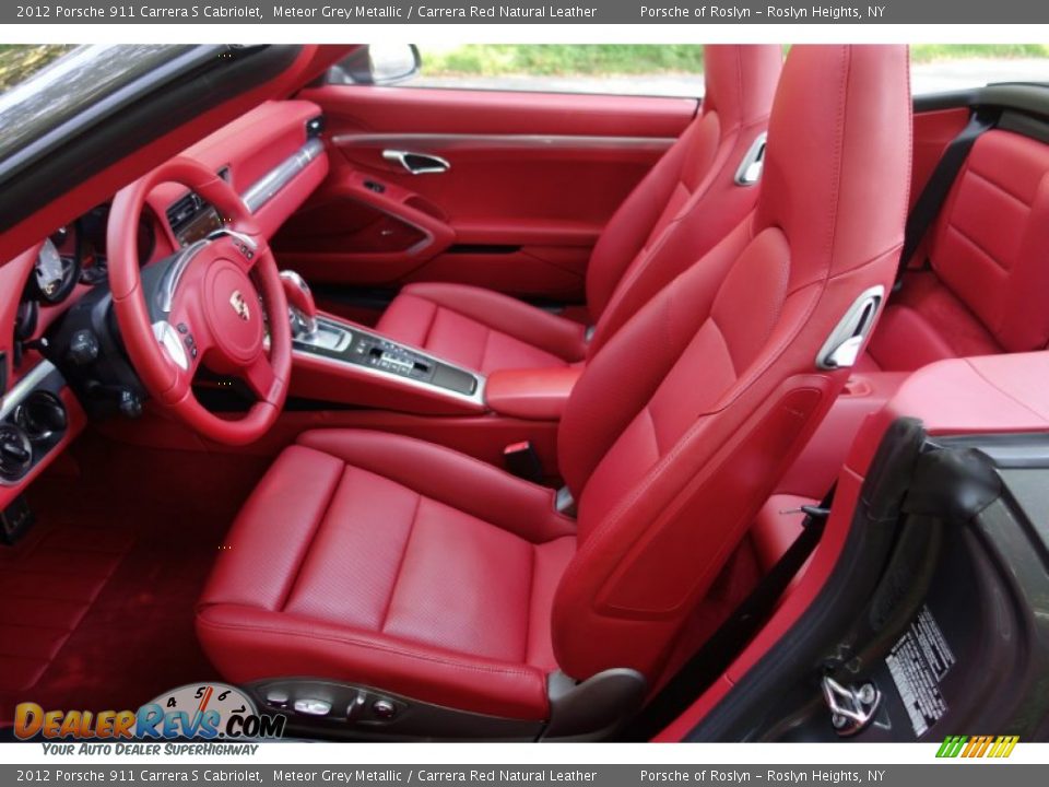 Front Seat of 2012 Porsche 911 Carrera S Cabriolet Photo #18