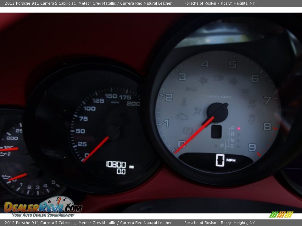 2012 Porsche 911 Carrera S Cabriolet Meteor Grey Metallic / Carrera Red Natural Leather Photo #20