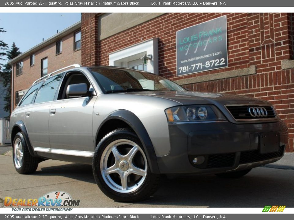 2005 Audi Allroad 2.7T quattro Atlas Gray Metallic / Platinum/Sabre Black Photo #2