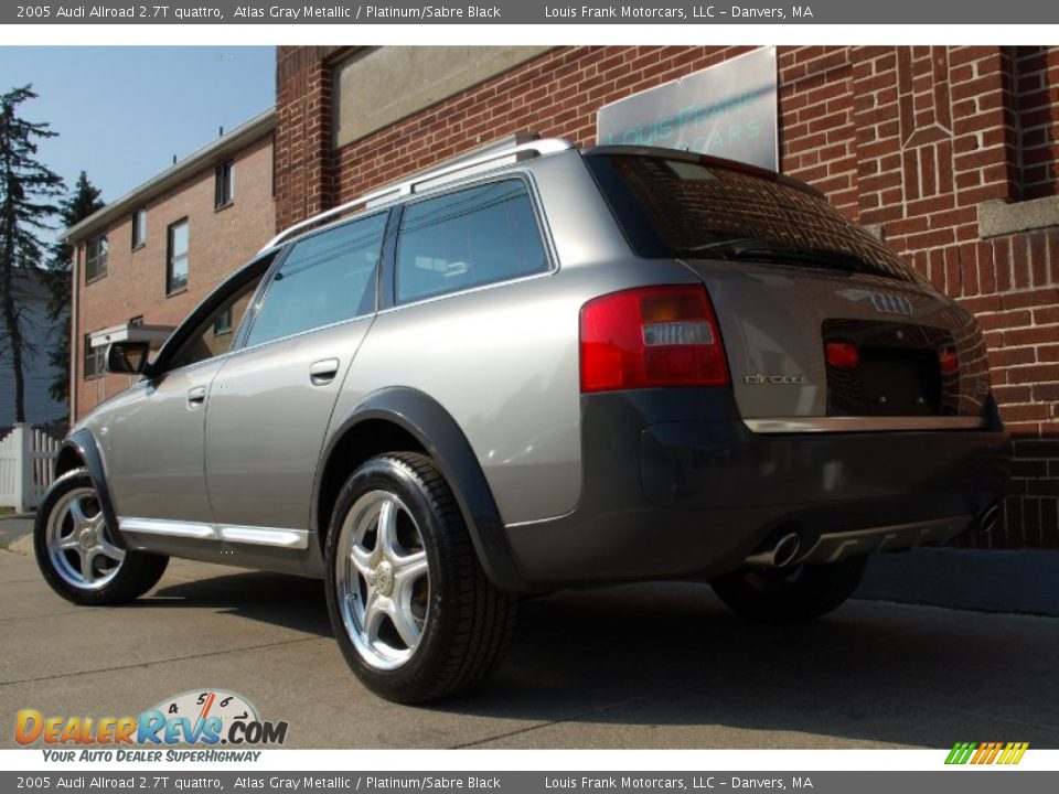 2005 Audi Allroad 2.7T quattro Atlas Gray Metallic / Platinum/Sabre Black Photo #3